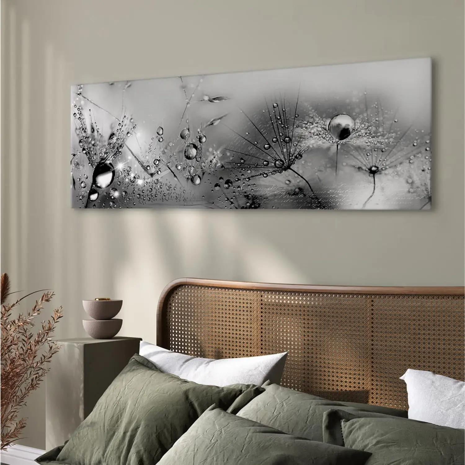 Impression sur Toile 90x30cm Tableaux Image Photo plume perroquet