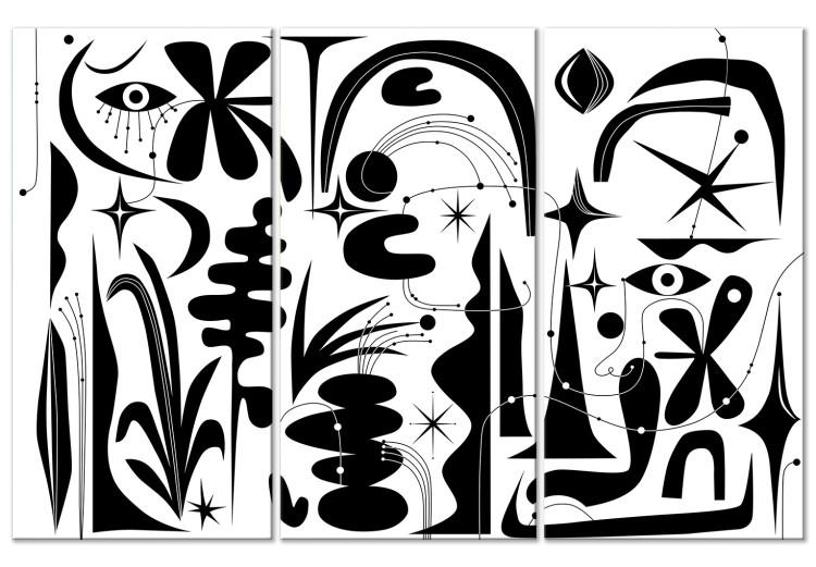 Tableau noir et blanc : cadre imprimé en décoration murale au style original