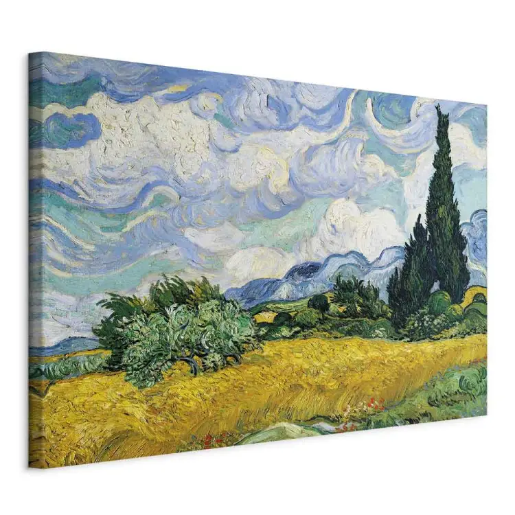 Vincent van Gogh - Champ de blé avec cyprès