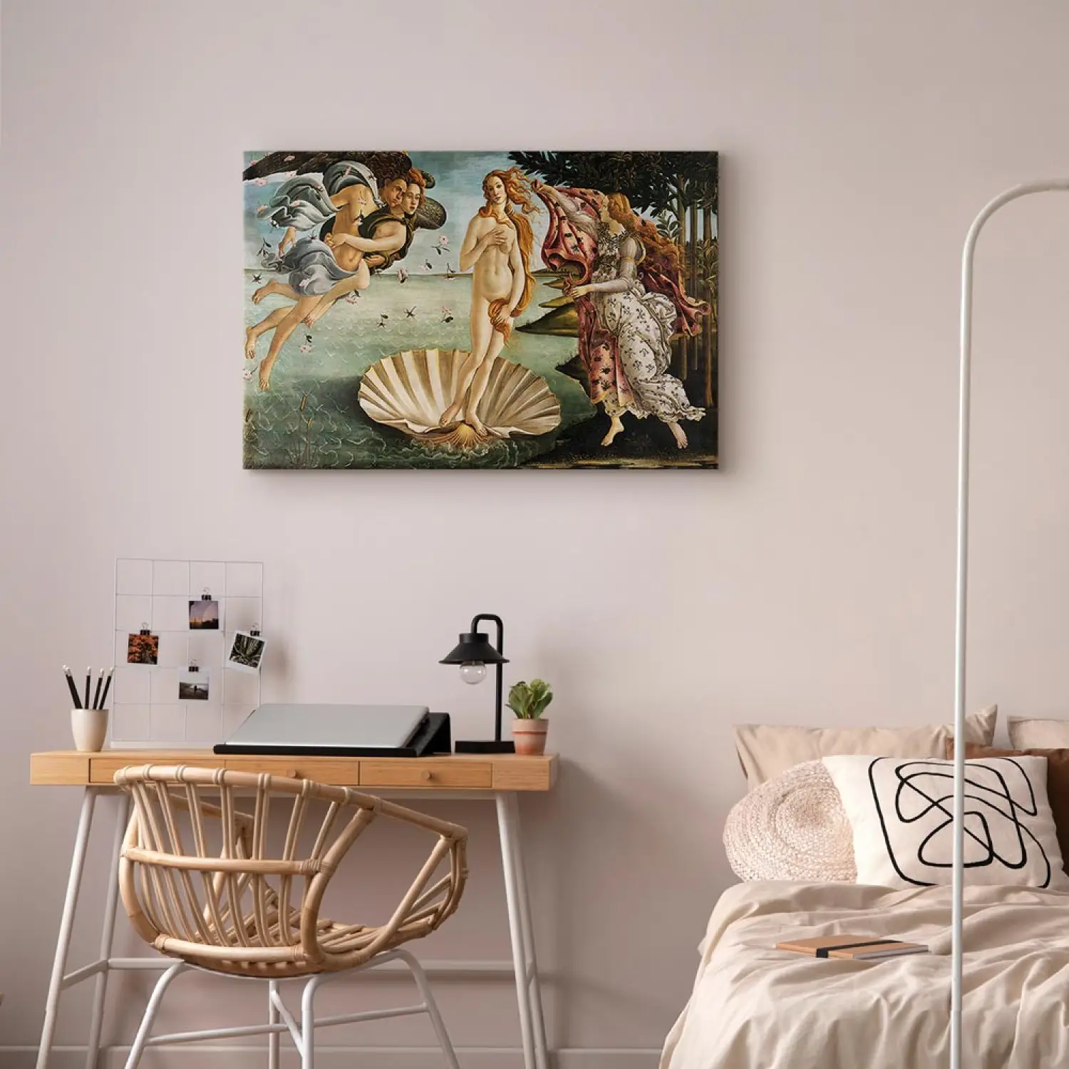 Reproduction Sandro Botticelli Sur Toile Avec Cadre – 53x73 Cm, Art Moderne, Fabriqué Pologne
