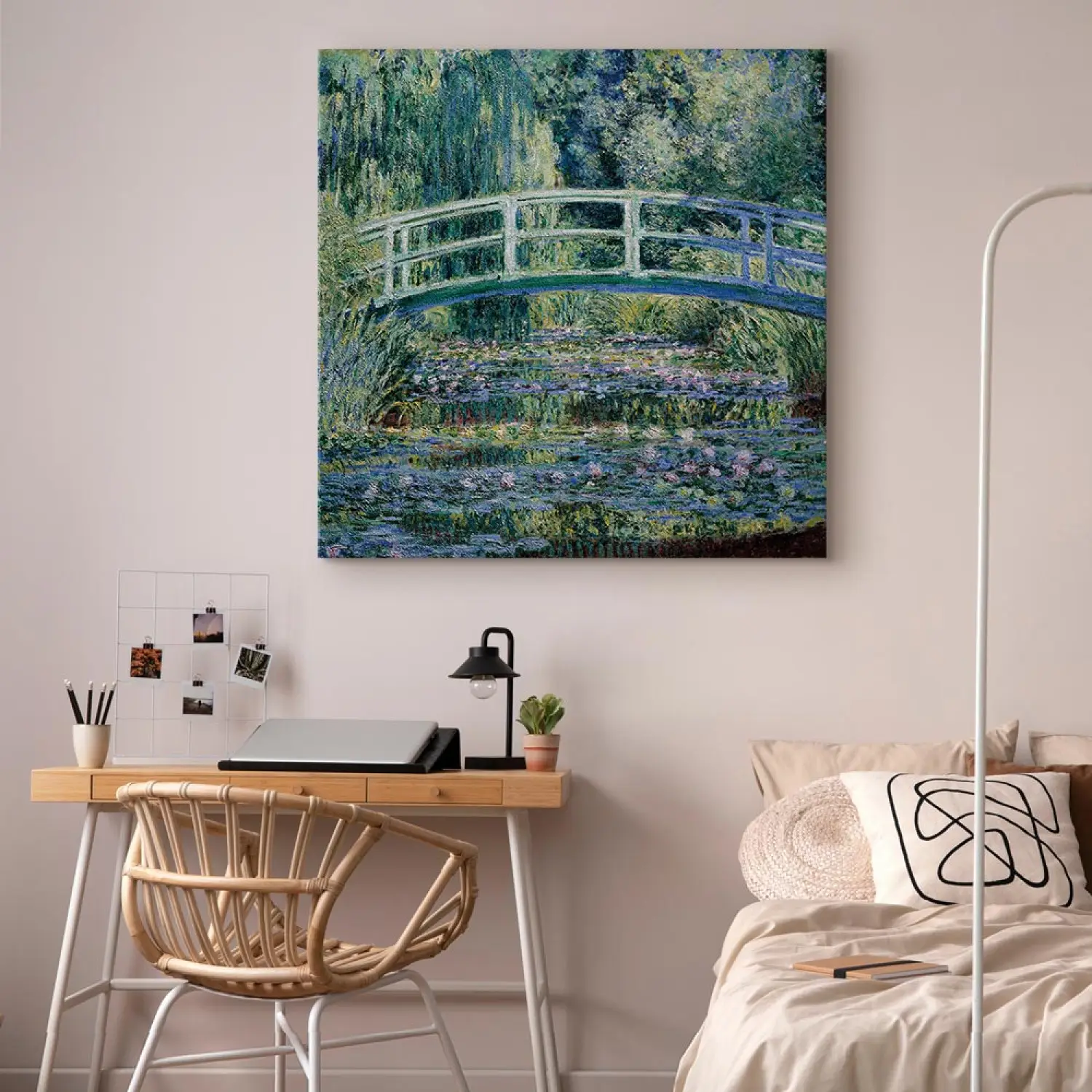 Le pont japonais à Giverny Claude Monet Peinture Tableau en Vente