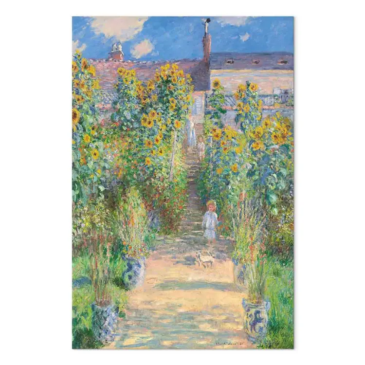 Claude Monet - Le Jardin de Monet à Vétheuil