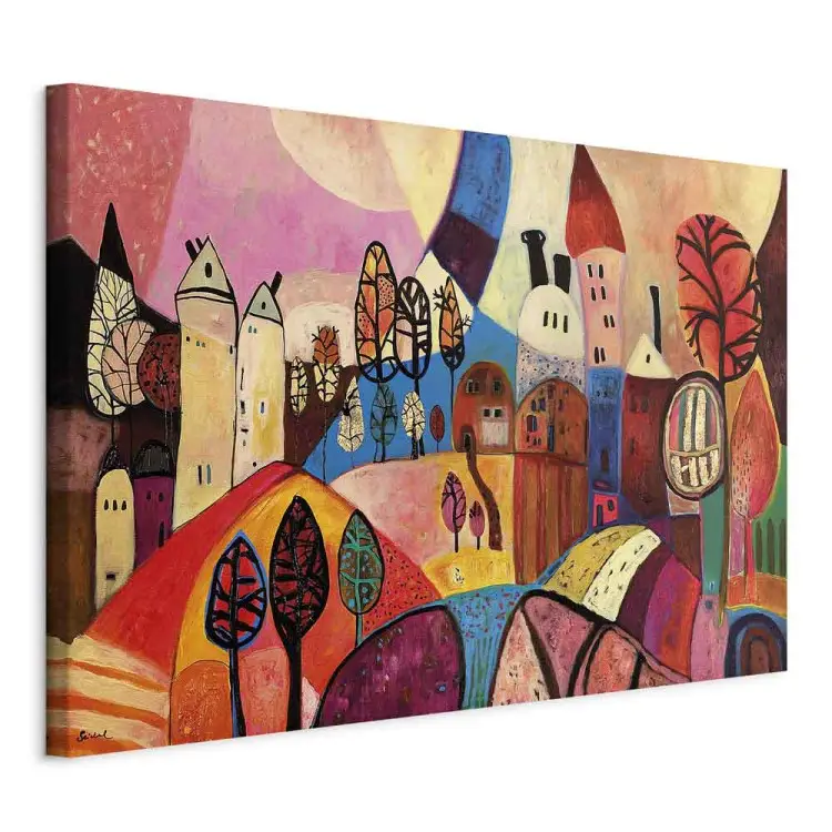 Village multicolore 