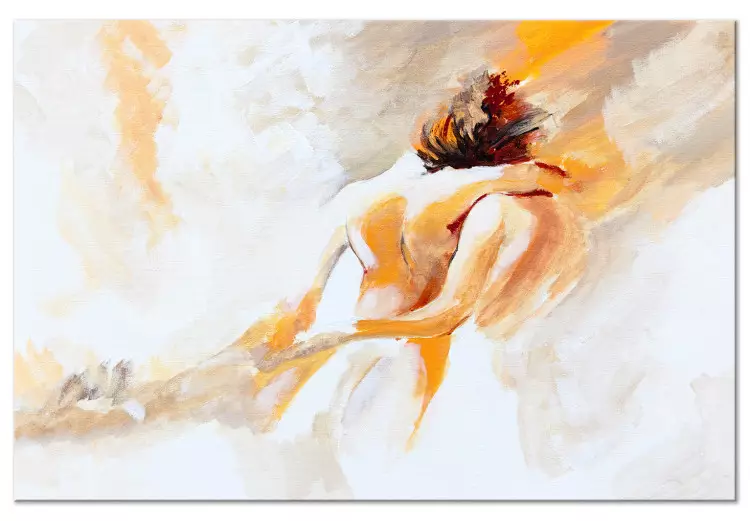 Couple amoureux - tendre étreinte