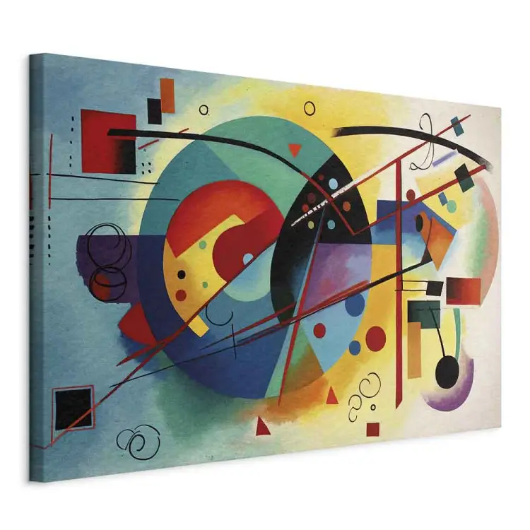 Abstraction colorée - une composition inspirée du travail de Kandinsky