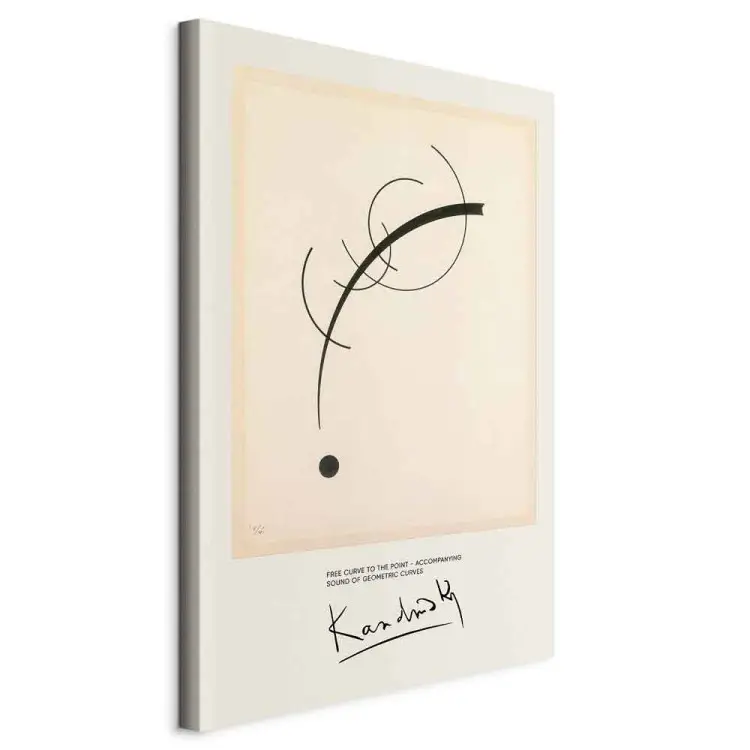 Wassily Kandinsky - Courbe libre en point