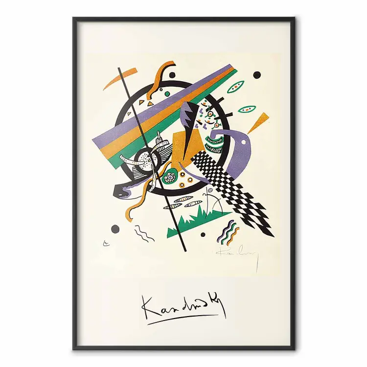Petits mondes - abstraction colorée de Kandinsky