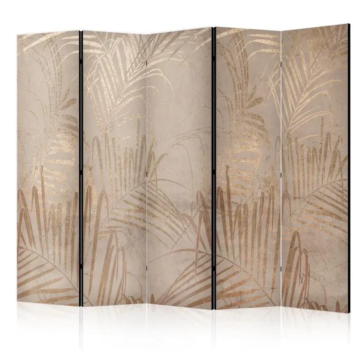 Rivage palmier II - composition beige artistique