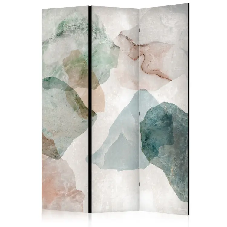 Terrazzo printanier - Abstraction de formes aux couleurs pastel