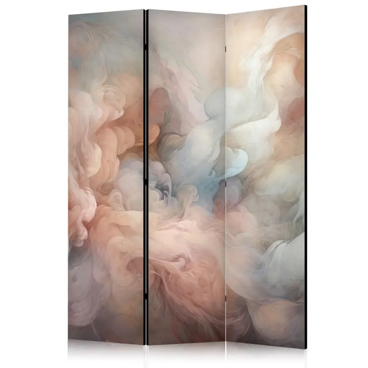 Fumée pastel - nuage moelleux dans des tons de rose et de bleu