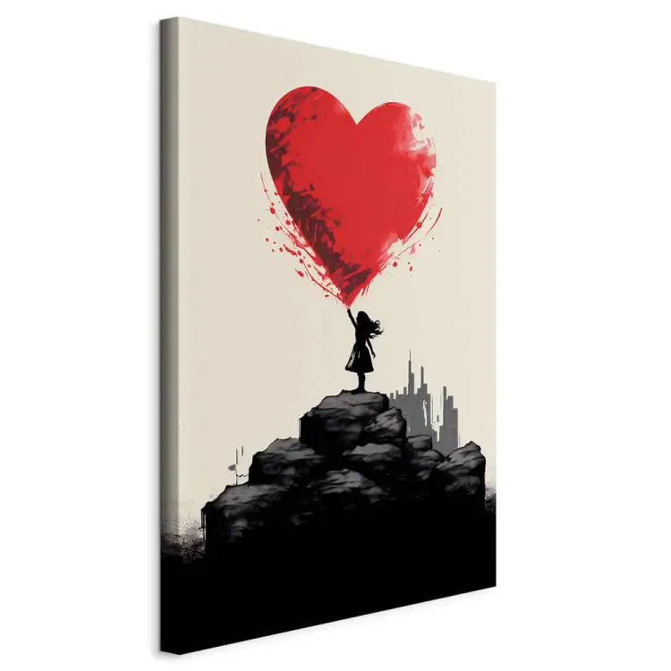 Toile Banksy Deux Enfants - Impression Sur Toile 20x30cm Sans Cadre - Décoration Murale Street Art - 6