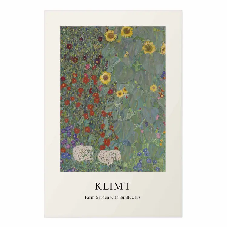 Gustav Klimt - Jardin champêtre aux tournesols