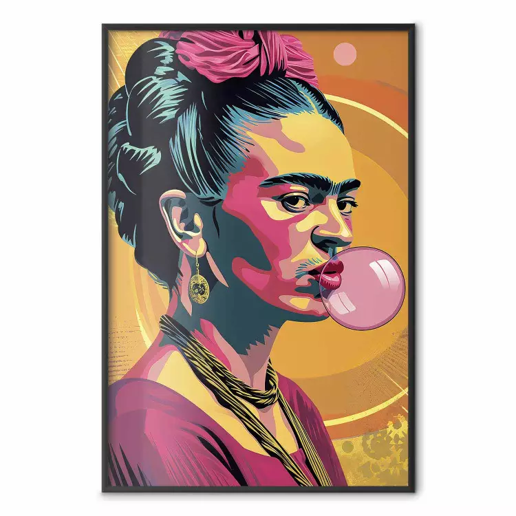 Frida Kahlo - portrait artiste ballon baudruche pop-art