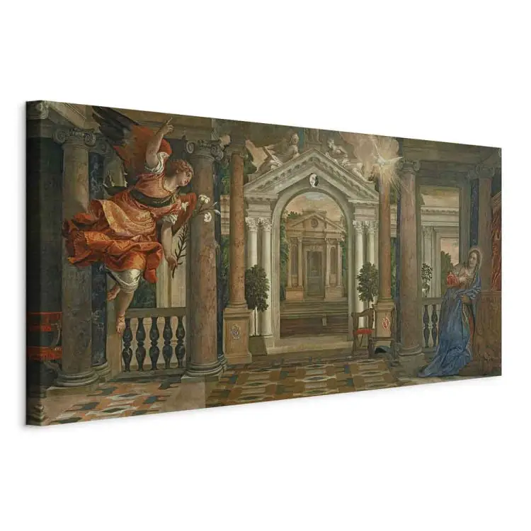 Tableau Paolo Veronese L Annonciation de Marie bimago fr