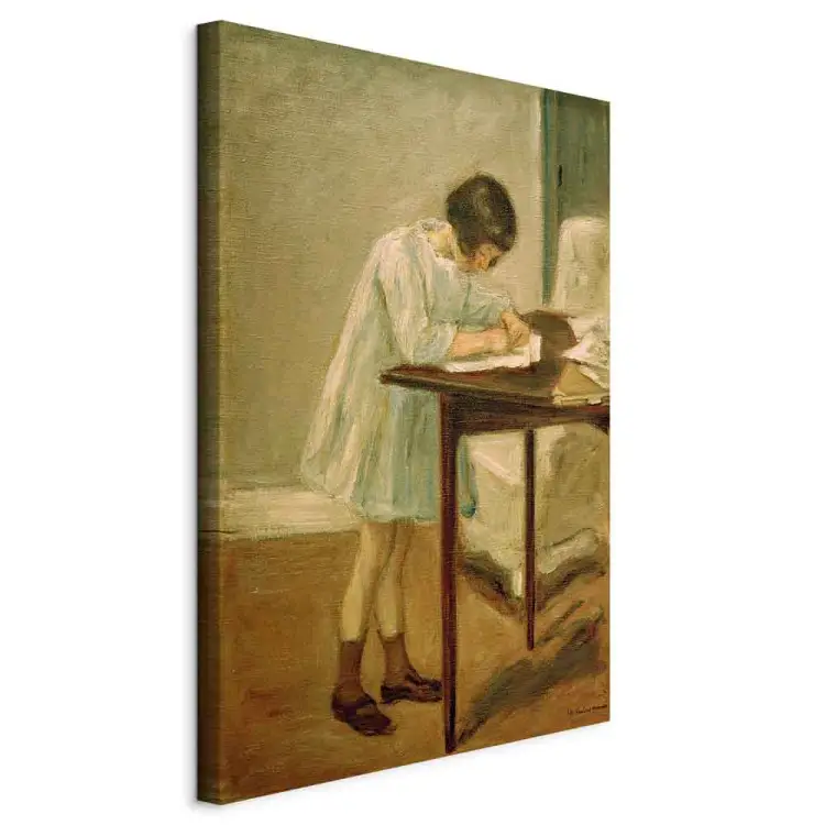Tableau Toile Max Liebermann - Flaxseed In Laren - Impression Sur Cadre Prêt à Accrocher
