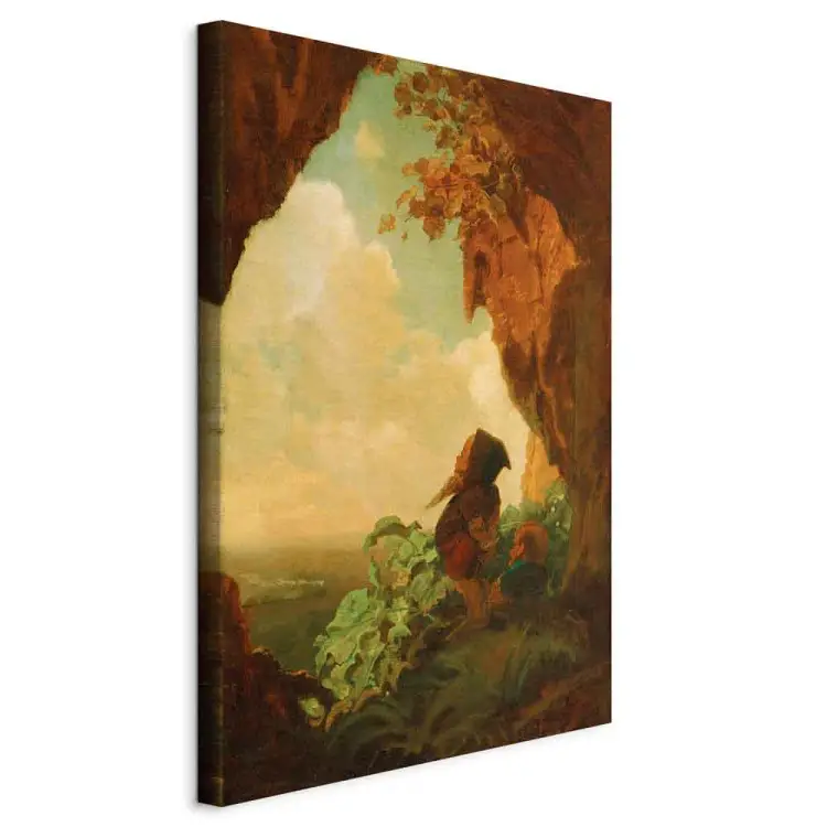 Tableau Mural 'Dans Le Grenier' De Carl Spitzweg - Reproduction Sur Toile - Prêt à Accrocher