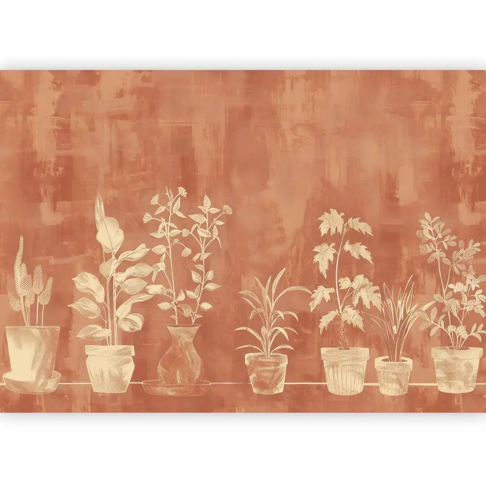 Toile de Fond de Photographie de Plantes en Pot de Fleurs M5-36