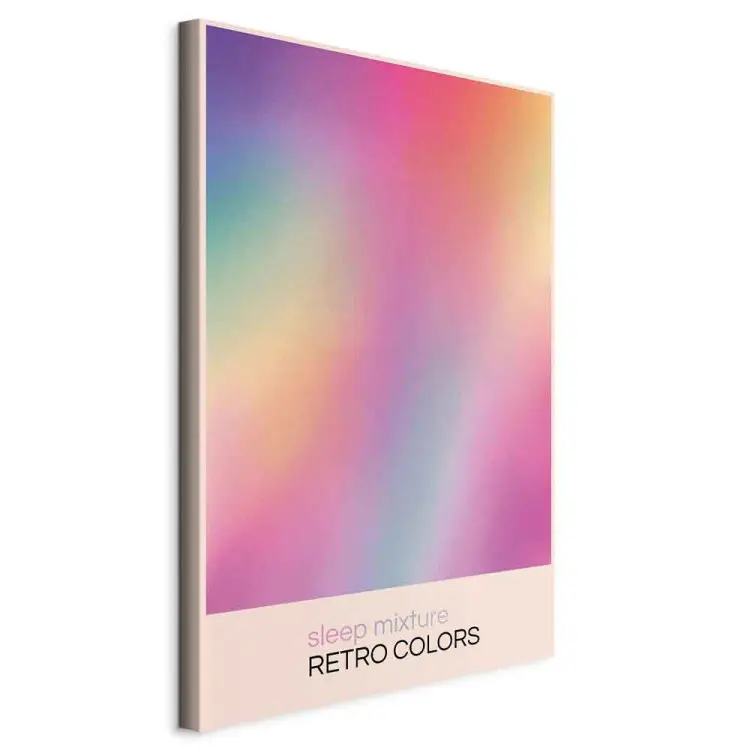 Rêve coloré - dégradé abstrait de style rétro