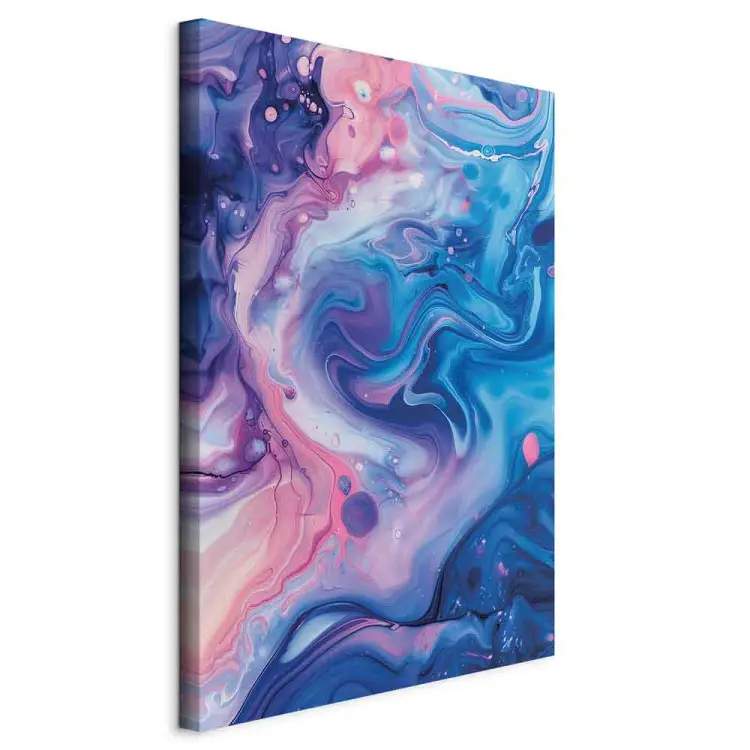 Fantaisie cosmique - tourbillons colorés dans des tons nocturnes