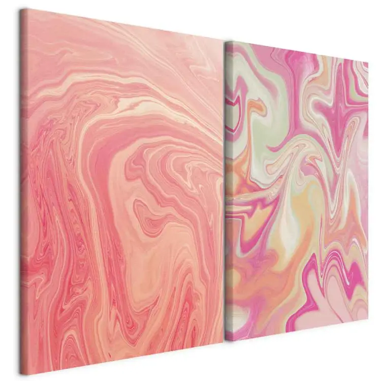 Marbre fantaisie - tourbillons de couleurs pastel artistiques