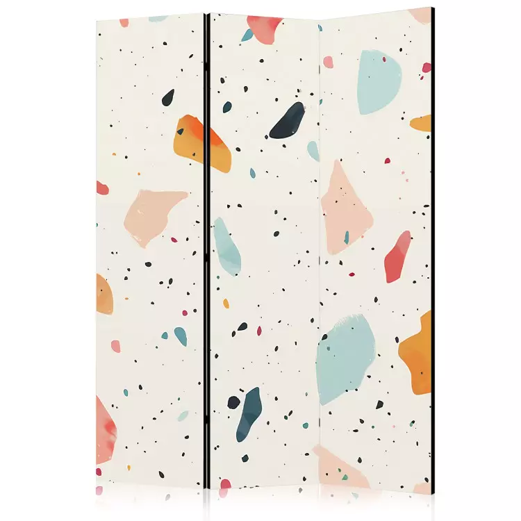 Terrazzo classique - galets colorés sur fond clair