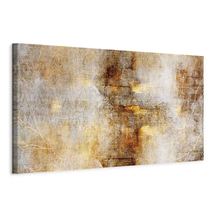 Tableau Toile Moderne 55x100cm - Manuscrit Mains Noir Et Blanc | Déco Murale Salon Chambre