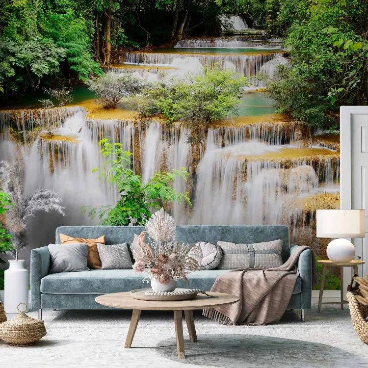 Autocollants de Porte 3D avec Paysage Naturel,Papier Peint pour Chambre