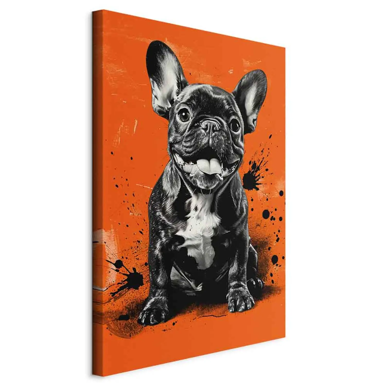 Bouledogue Français - Décor Mural en Aluminium Haut de Gamme