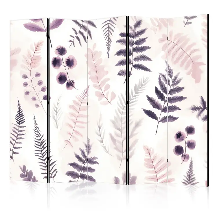Calme botanique - arrangement artistique de feuilles en couleurs pastel