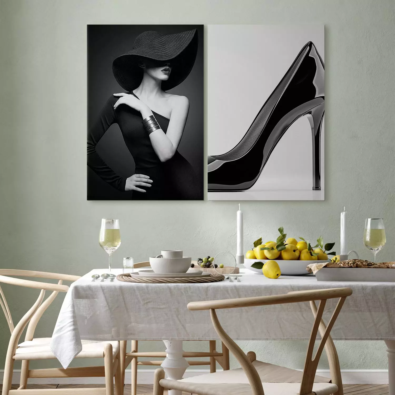 Wall Art Tableau Escarpin Tableau Sur Toile Schottstaedt Escarpins