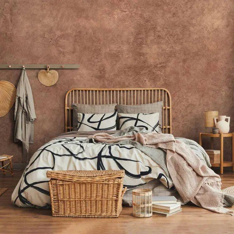 Terre cuite et texture - limewash inspiré de la teinte naturelle de l’argile