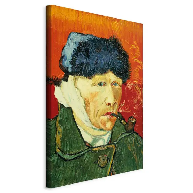 Tableau sur toile Vincent Van Gogh Autoportrait à l'oreille bandée — free download