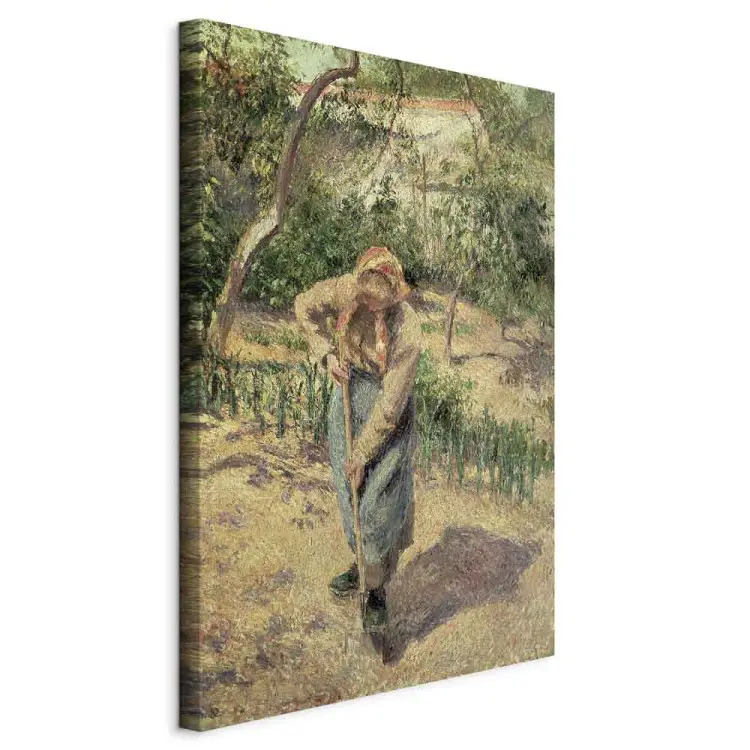 Tableau Toile Camille Pissarro 'Femme Lavant Du Linge' - Impressionnisme | Prêt à Accrocher, Multi-pièces