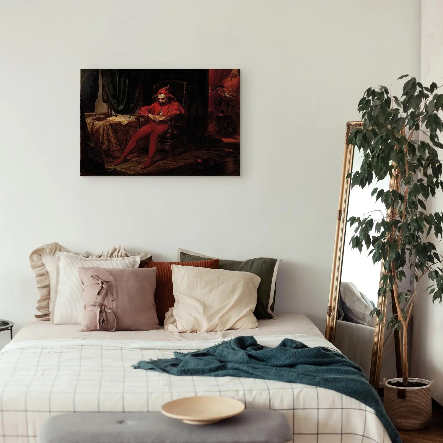 Peinture Effet Miroir Tableau Sur Toile Stańczyk De Jan Matejko - 70x50cm ( Posterlounge) Poster Totoro