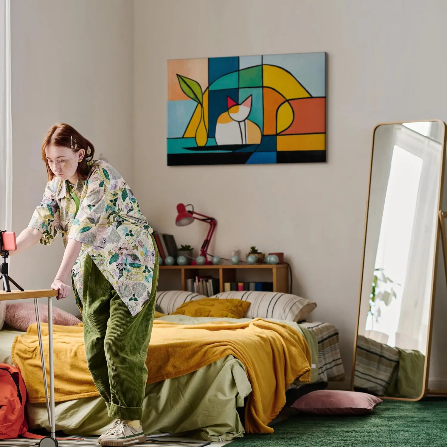 Picasso Rêvant Femme Affiches HD Imprime Toile Peinture Abstraite Mur