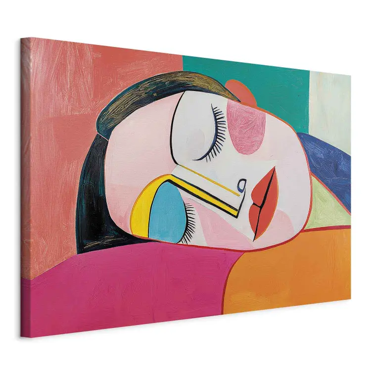 Inspirations Picasso - Portrait d'une femme endormie et belle