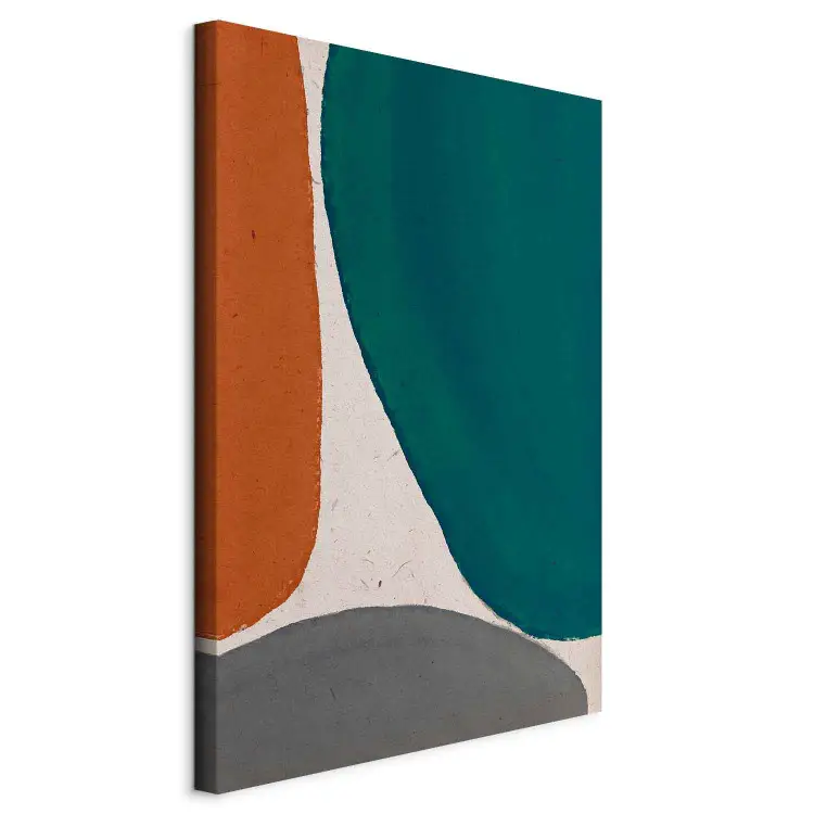 Équilibre Brut - formes organiques en couleurs contrastées