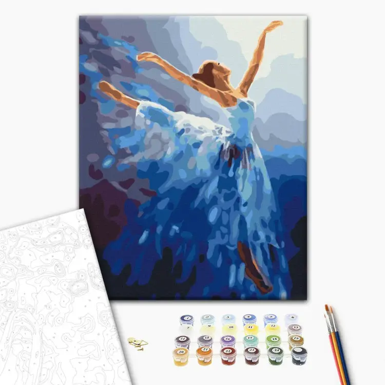 Kit Peinture Par Numéros Adulte - Toile 30x40cm Avec Peintures Et Pinceaux - Décoration Maison KEYIFA - 2