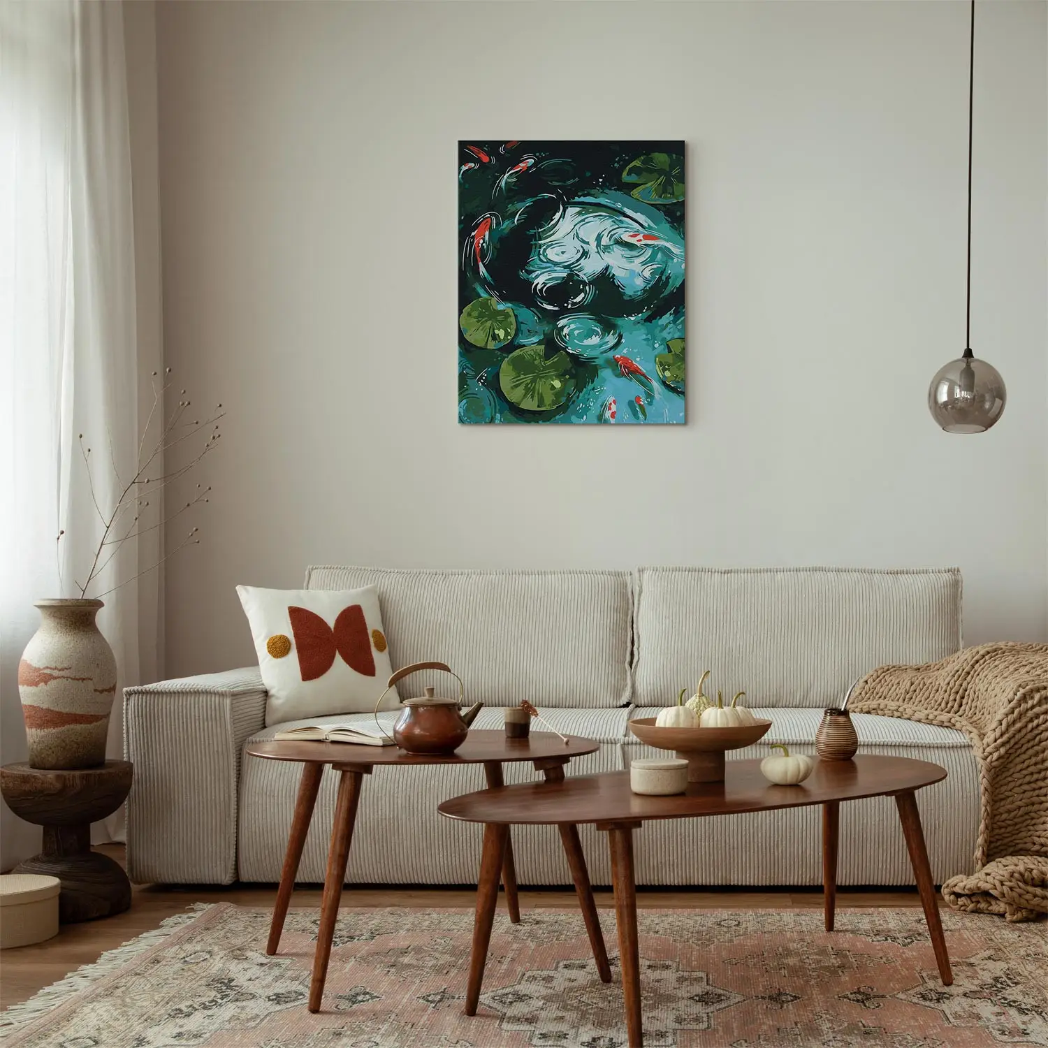 Kit Peinture Par Numéros Adulte HEIBAGO Avec Cadre - Toile 20x30cm, Paysage, Loisir Créatif