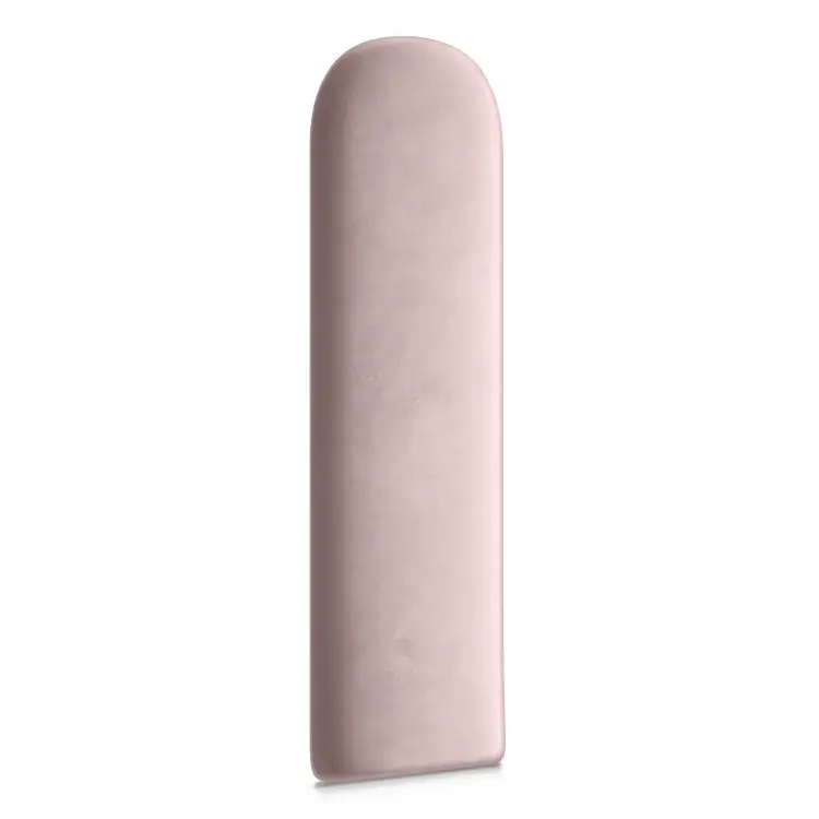 Panneau mural rembourré oval rose