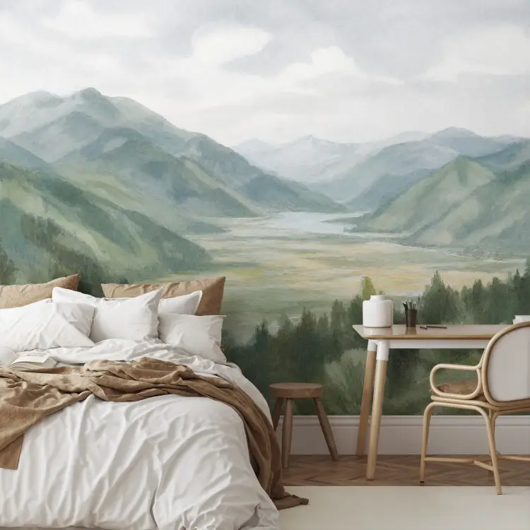 Montagnes Vertes - une vallée aux allures d'aquarelle, pleine de végétation luxuriante