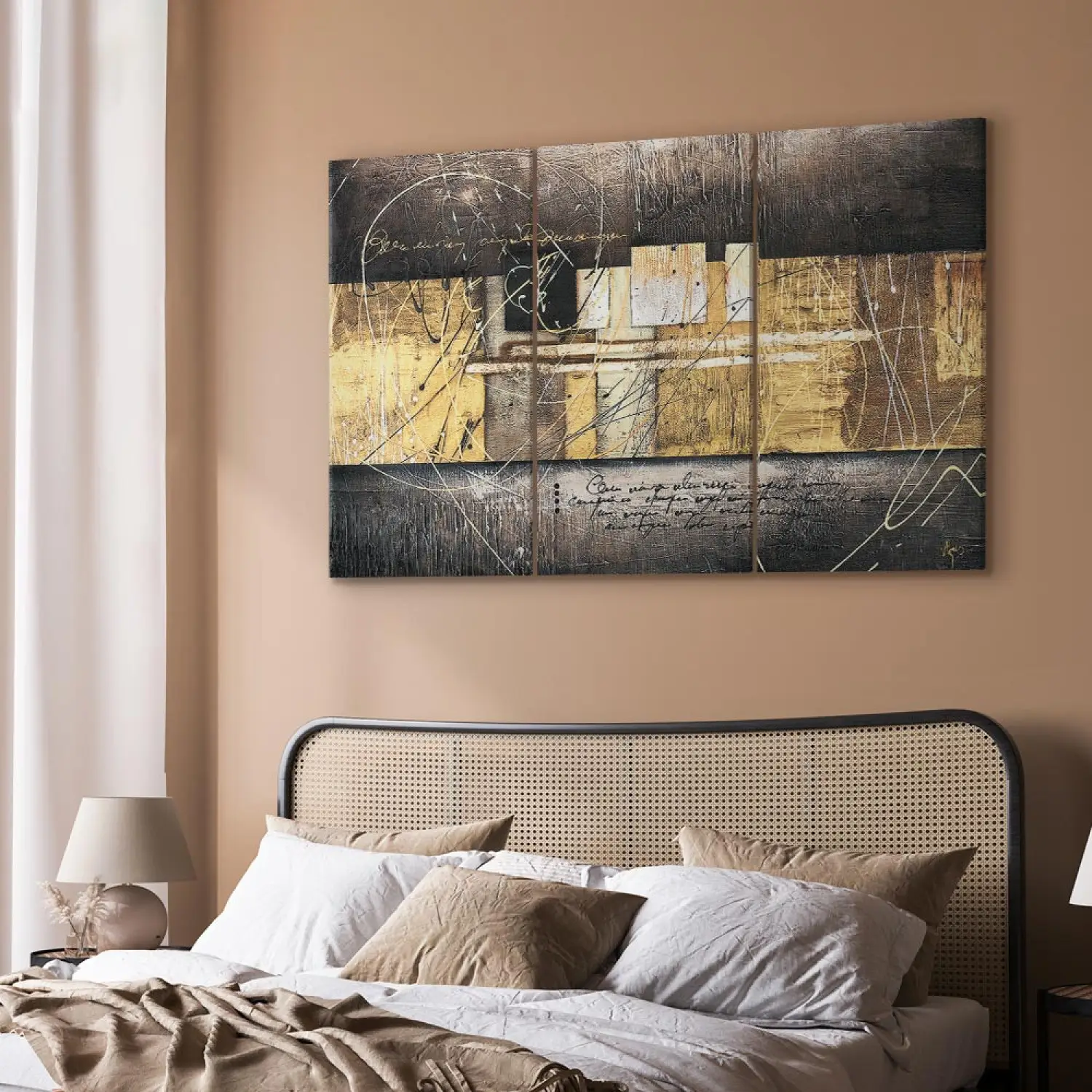 Tableau Toile ésotérisme Alchimie – 50x70 Cm, Multicolore, Neuf