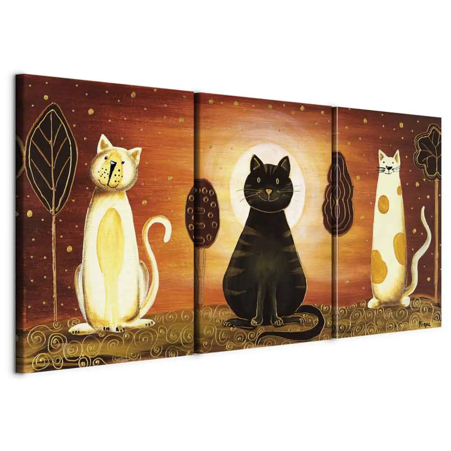 Cadre Photo Bois Beige Carré - Pour 2 Photos - Taille Moyenne - Occasion