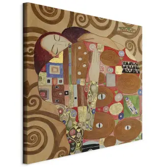 Tableau Klimt Le baiser - reproduction sur toile (Neu (gemäss