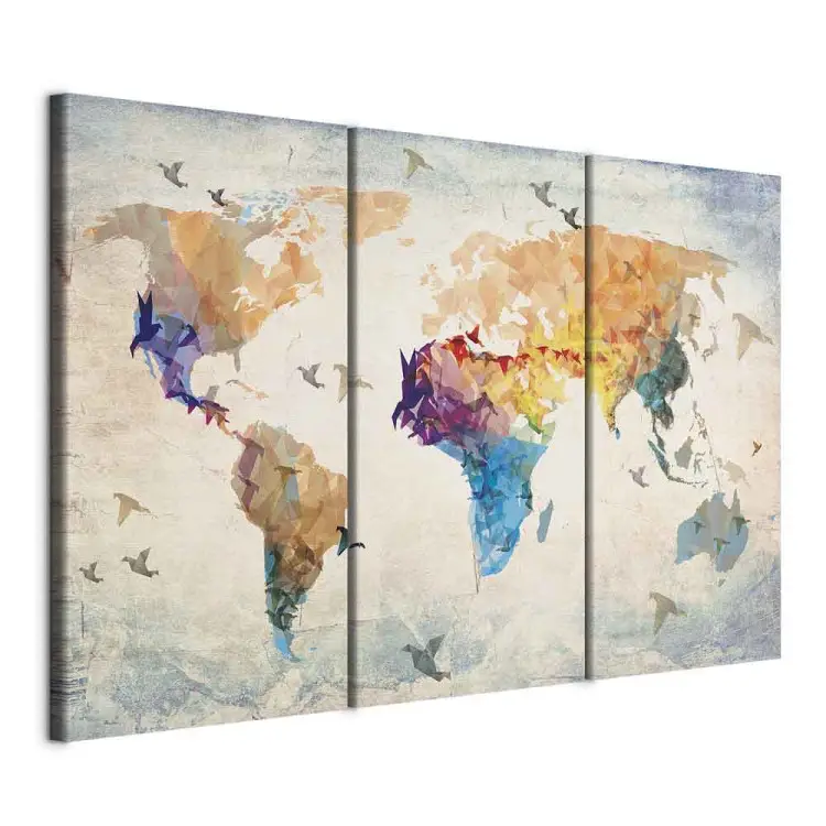 Libre comme un oiseau - triptyque