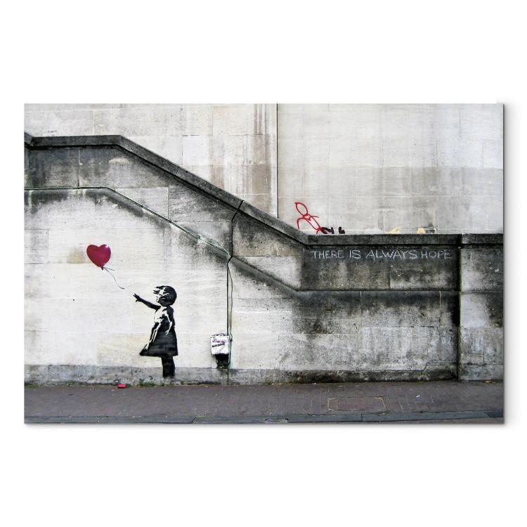 Tableau sur toile Il ya toujours de l'espoir (Banksy)