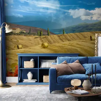Tableau Toile Chevaux Du Désert 80x60 Cm - Impression Art - Décoration Murale - Fabriqué En Allemagne