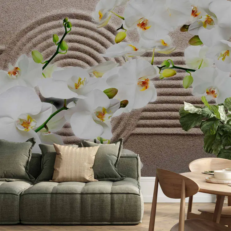 Papier peint moderne Dans le jardin Zen - bimago.fr