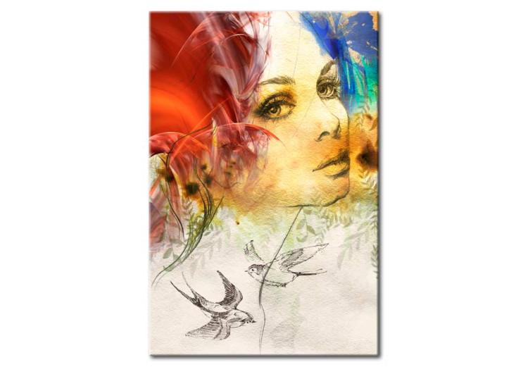 Tableau peinture acrylique visage femme couleurs  Peinture bohème, Toiles  de peinture, Tableau peinture acrylique