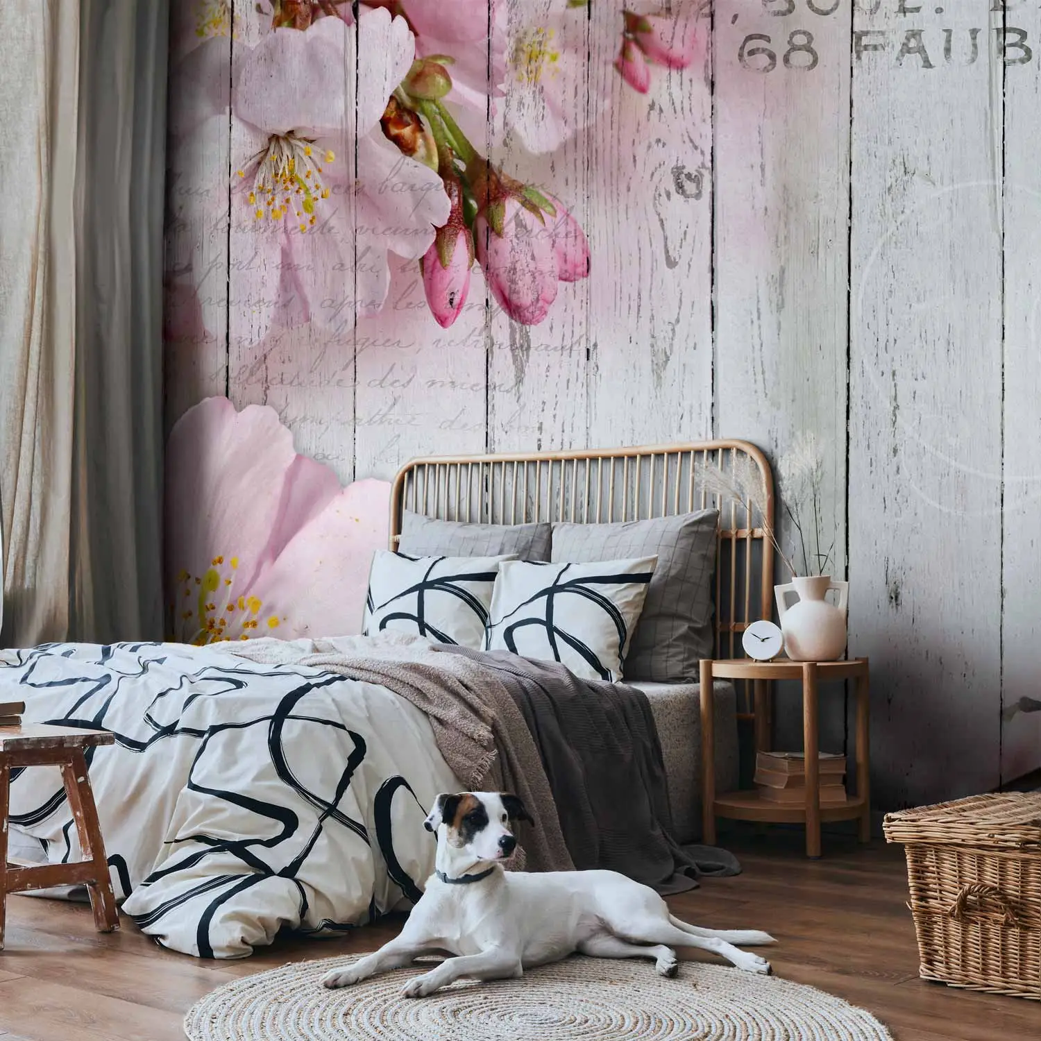 2 NEUF West Elm X poterie grange tissée murale blush rose tapisserie 12x18
